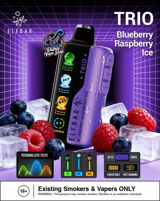 ELF BAR Trio 40000 Puffs Disposable Vape in Dubai