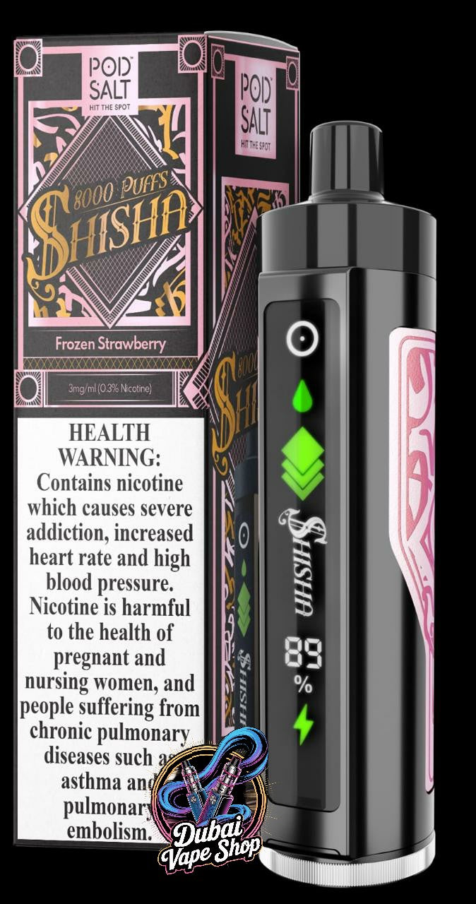 Pod Salt Shisha 8000 Puffs DTL 3mg In UAE