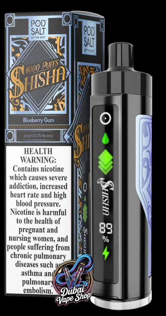 Pod Salt Shisha 8000 Puffs DTL 3mg In UAE
