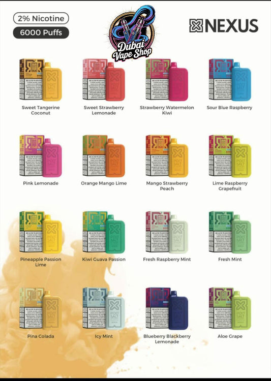 POD SALT NEXUS 6000 Puffs Disposable Vape Ice Edition 20mg In UAE