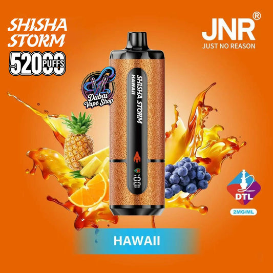JNR Shisha Storm 52000 Puffs Disposable Vape 2% DTL in UAE