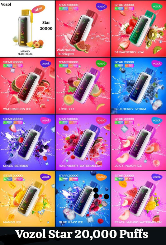 Vozol Star 20000 Puffs Disposable Vape In Dubai
