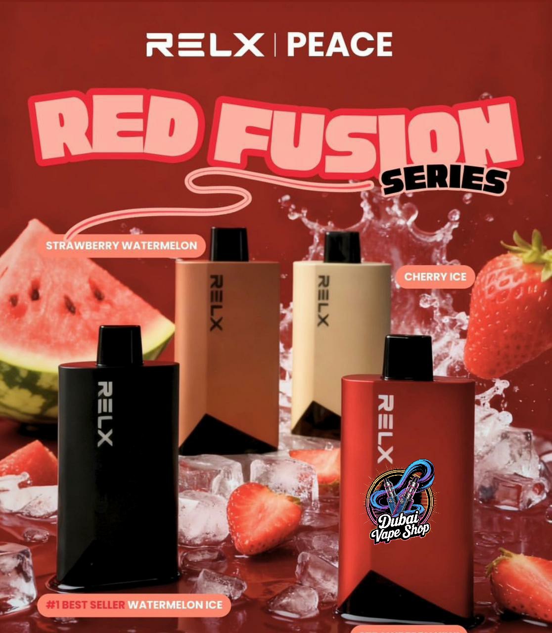 Relx Peace 25000 Puffs 20mg Disposable Vape In DUBAI
