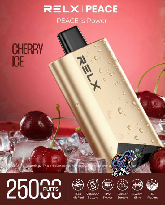 Relx Peace 25000 Puffs 20mg Disposable Vape In DUBAI