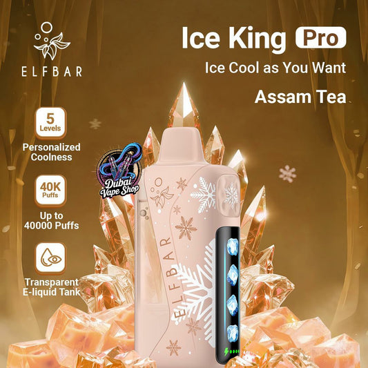 ELFBAR Ice King Pro 40000 Puffs 50mg Nicotine Ice control disposable vape in UAE