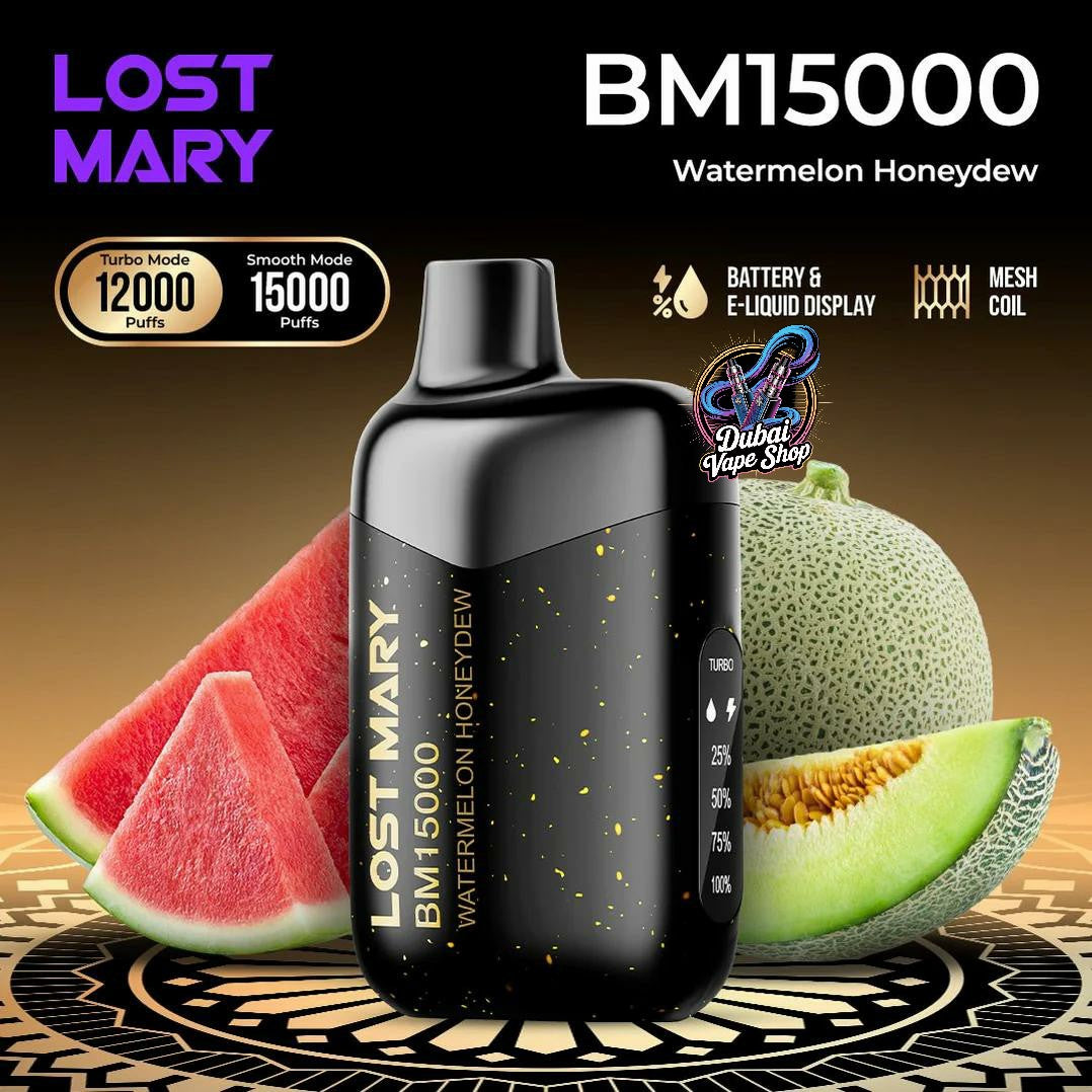 Lost Mary BM15000 Puffs 50mg Nicotine Disposable Vape In Dubai