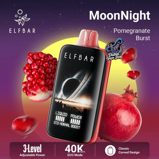 Elfbar Moonlight 40000 Puffs Disposable Vape 50mg In UAE