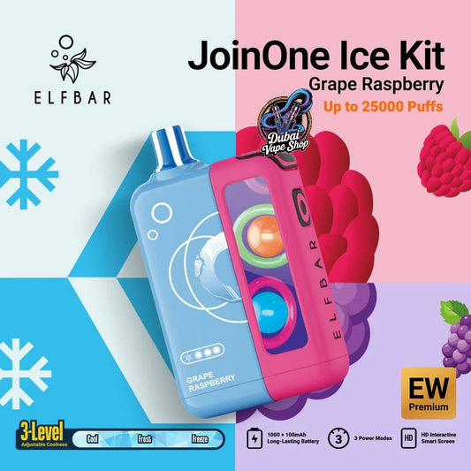 ELF BAR JoinOne Ice Kit 25000 Puffs Disposable Vape In Dubai