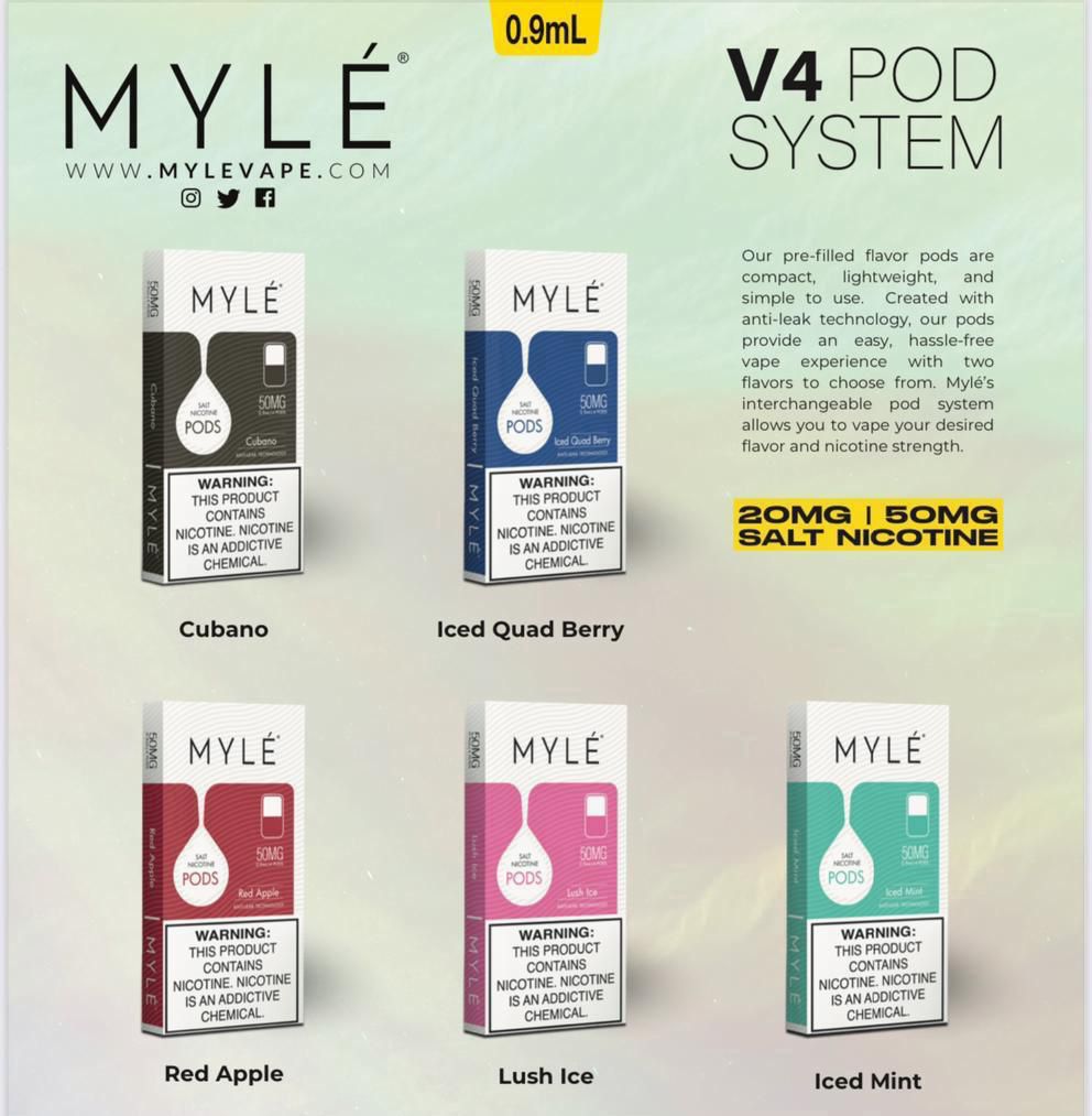 MYLE V4 Pods 2% 5% In UAE