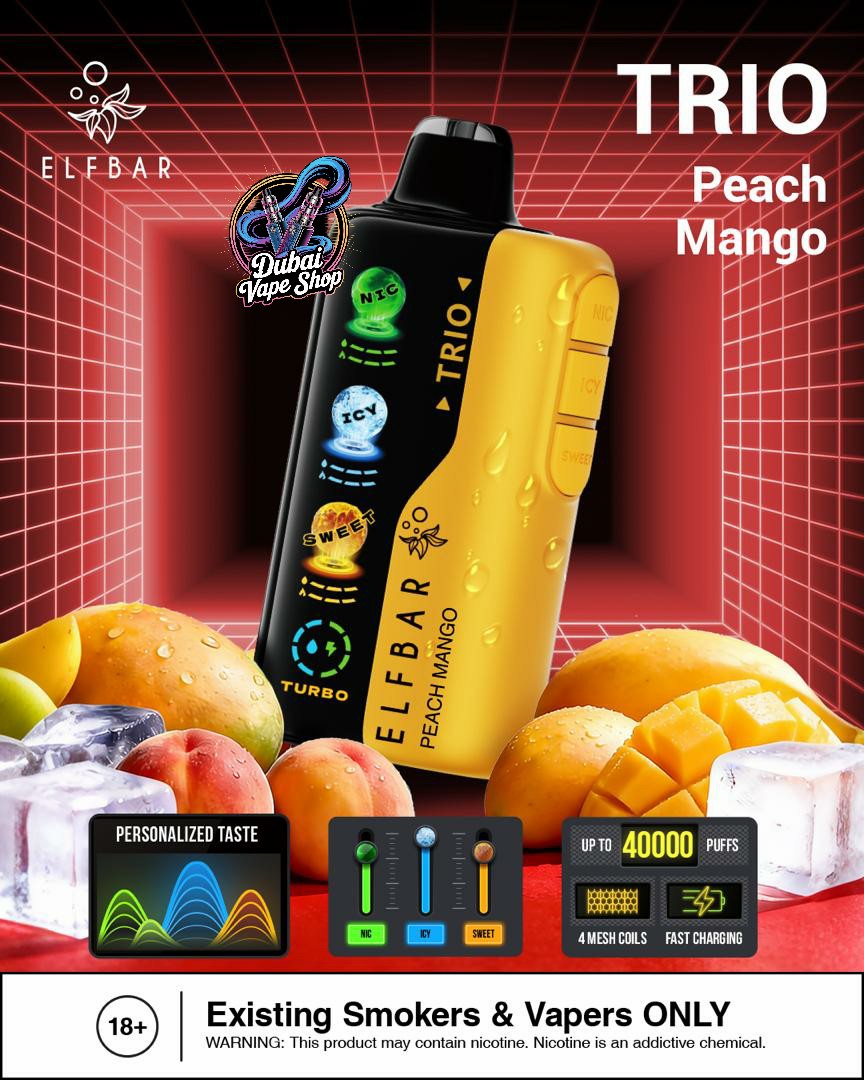 ELF BAR Trio 40000 Puffs Disposable Vape in Dubai