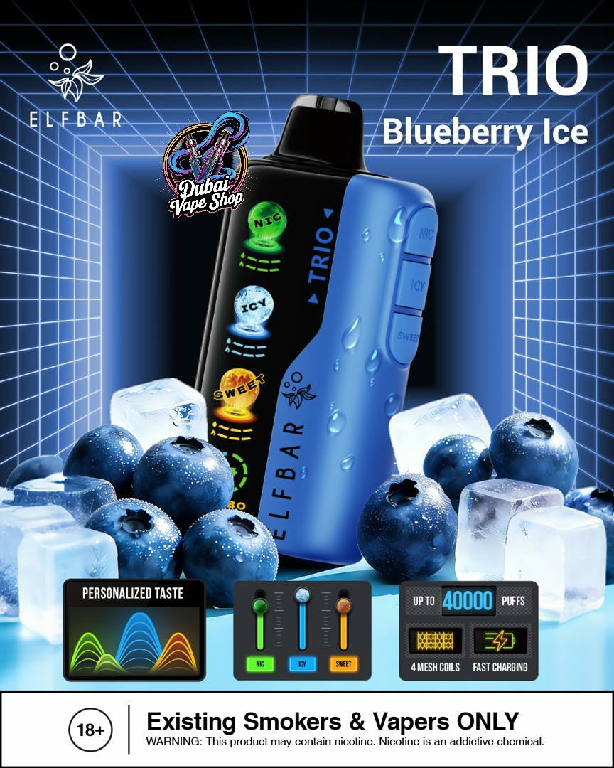 ELF BAR Trio 40000 Puffs Disposable Vape in Dubai