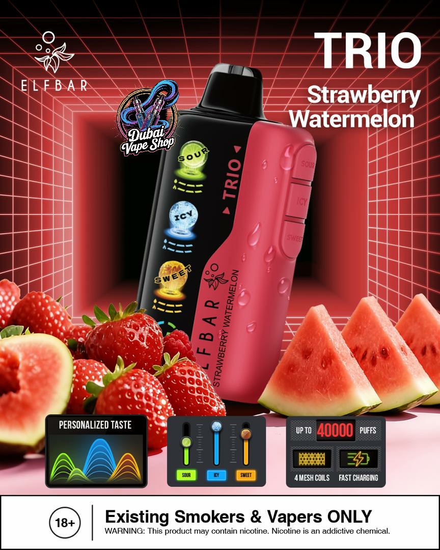 ELF BAR Trio 40000 Puffs Disposable Vape in Dubai