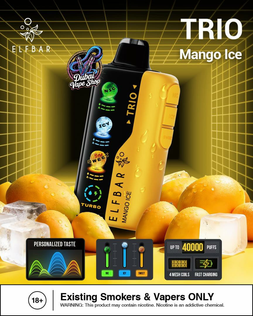 ELF BAR Trio 40000 Puffs Disposable Vape in Dubai