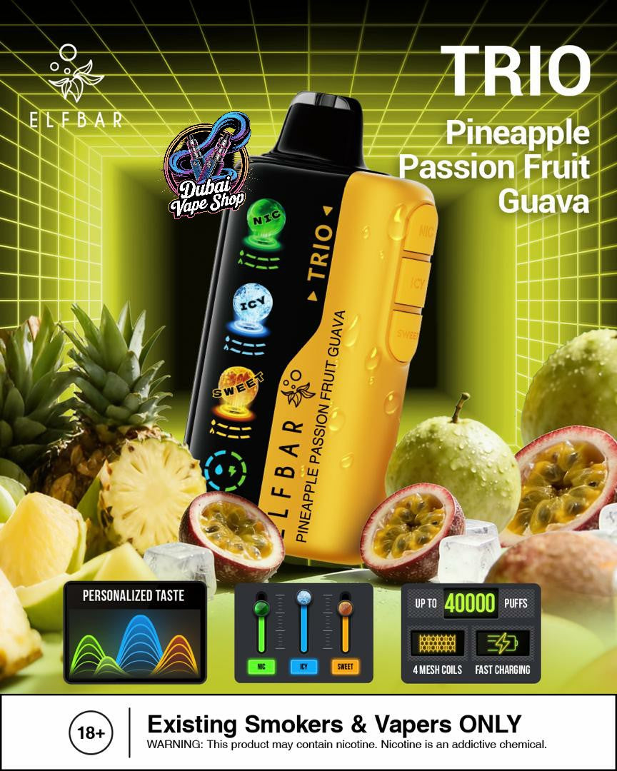 ELF BAR Trio 40000 Puffs Disposable Vape in Dubai