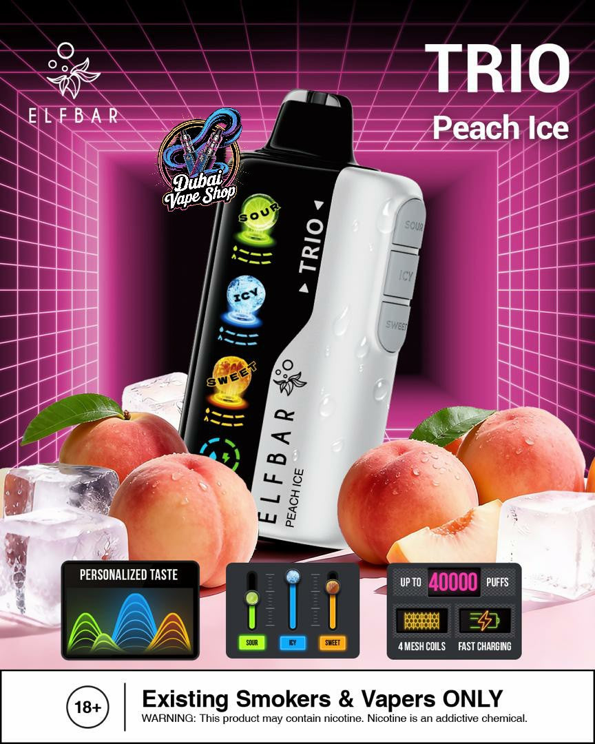 ELF BAR Trio 40000 Puffs Disposable Vape in Dubai