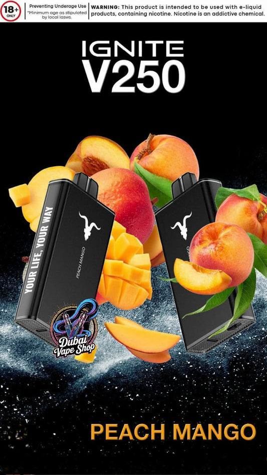 IGNITE V250 25000 Puffs 50mg Disposable Vape in Dubai