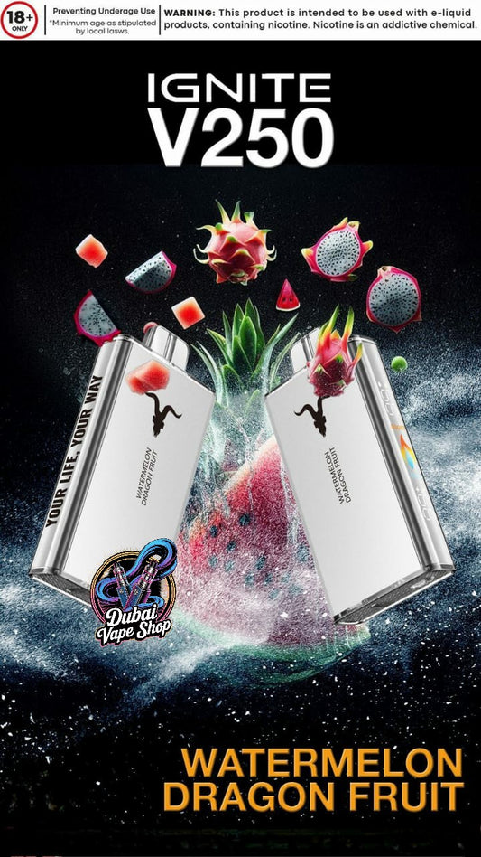 IGNITE V250 25000 Puffs 50mg Disposable Vape in Dubai