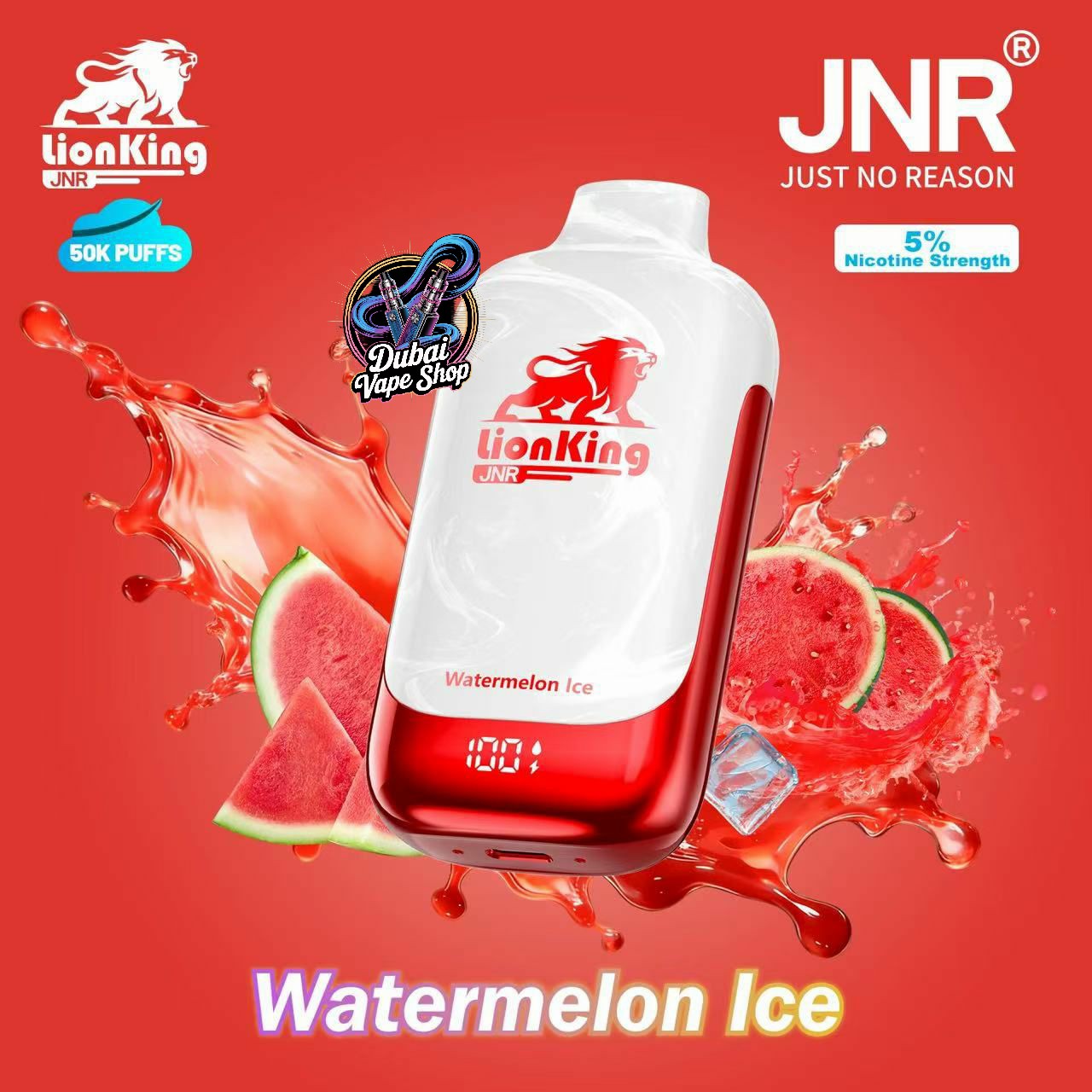 JNR Lionking 50000 Puffs Disposable Vape 50mg in UAE