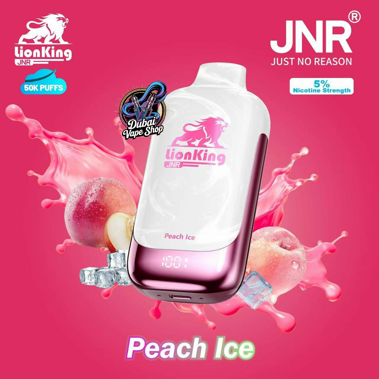 JNR Lionking 50000 Puffs Disposable Vape 50mg in UAE