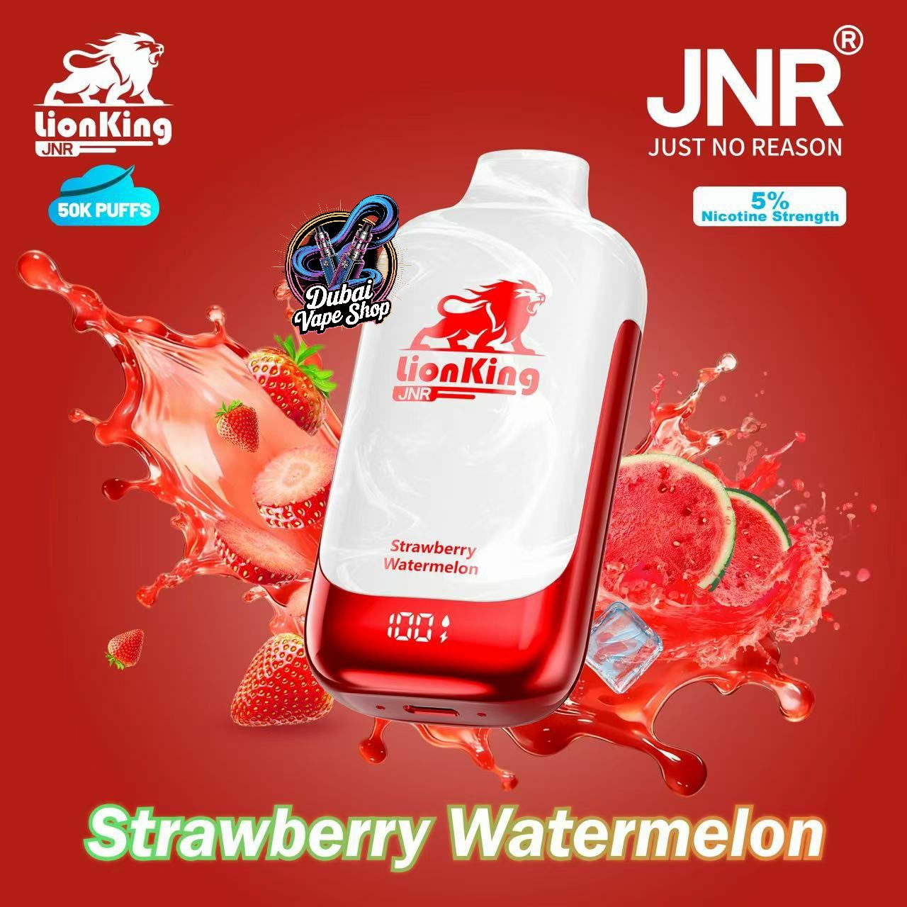 JNR Lionking 50000 Puffs Disposable Vape 50mg in UAE