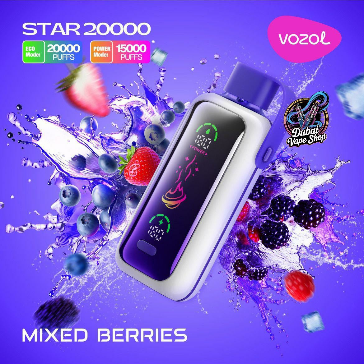 Vozol Star 20000 Puffs Disposable Vape In Dubai