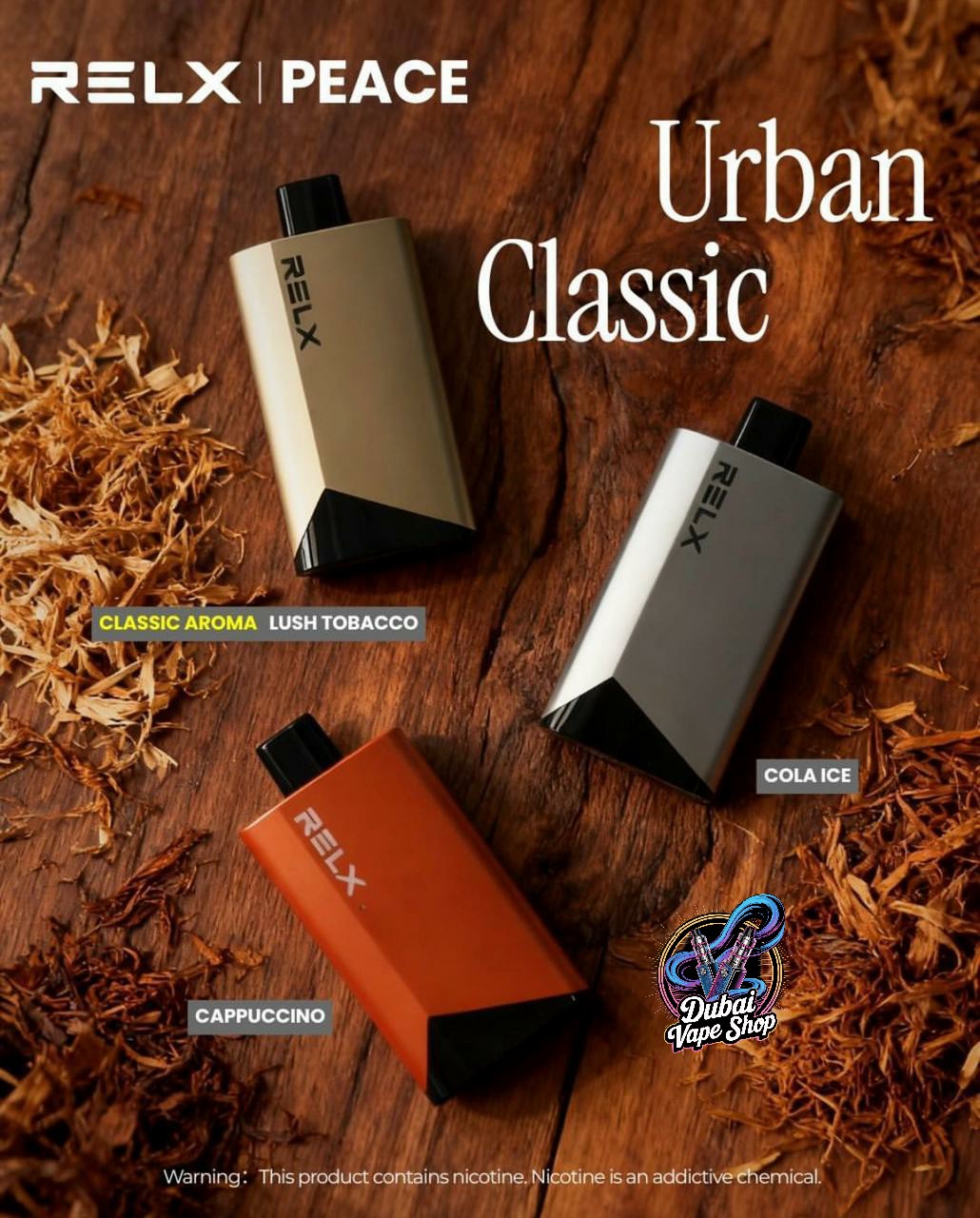 Relx Peace 25000 Puffs 20mg Disposable Vape In DUBAI