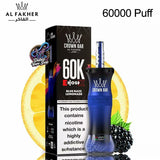 Al Fakher E Hose X 60000 Puffs Crown Bar Hookah Disposable Vape In DUBAI