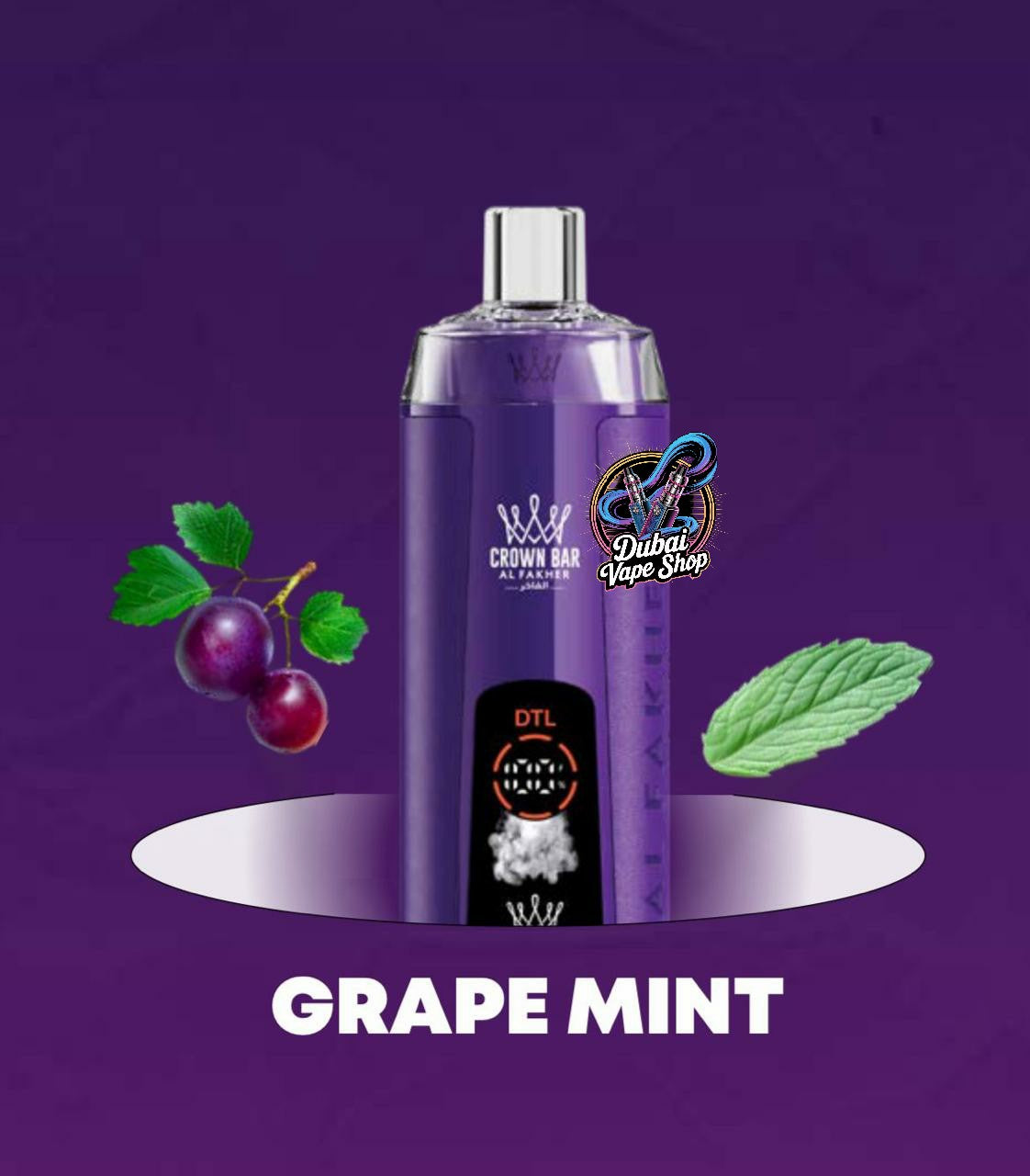 Al Fakher Crown Bar Crystal 8000 Puffs 5% Disposable Vape In Dubai