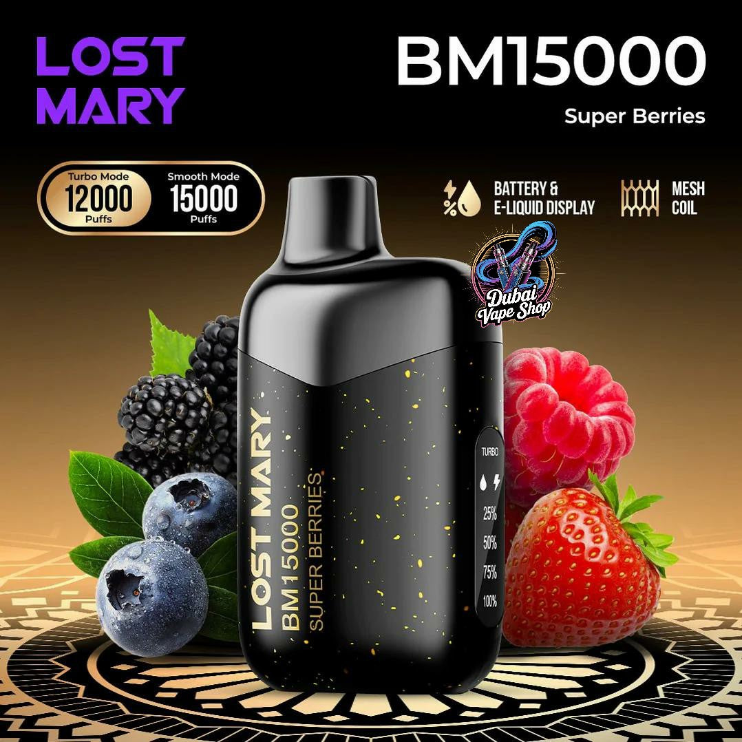 Lost Mary BM15000 Puffs 50mg Nicotine Disposable Vape In Dubai