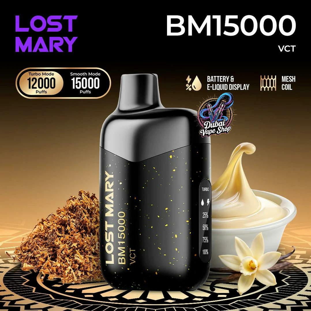 Lost Mary BM15000 Puffs 50mg Nicotine Disposable Vape In Dubai