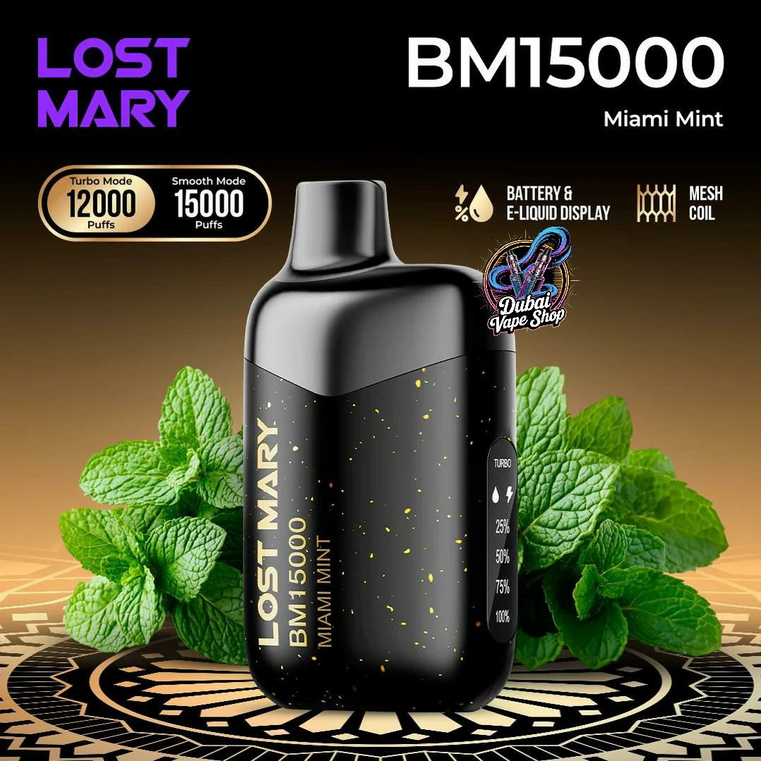 Lost Mary BM15000 Puffs 50mg Nicotine Disposable Vape In Dubai