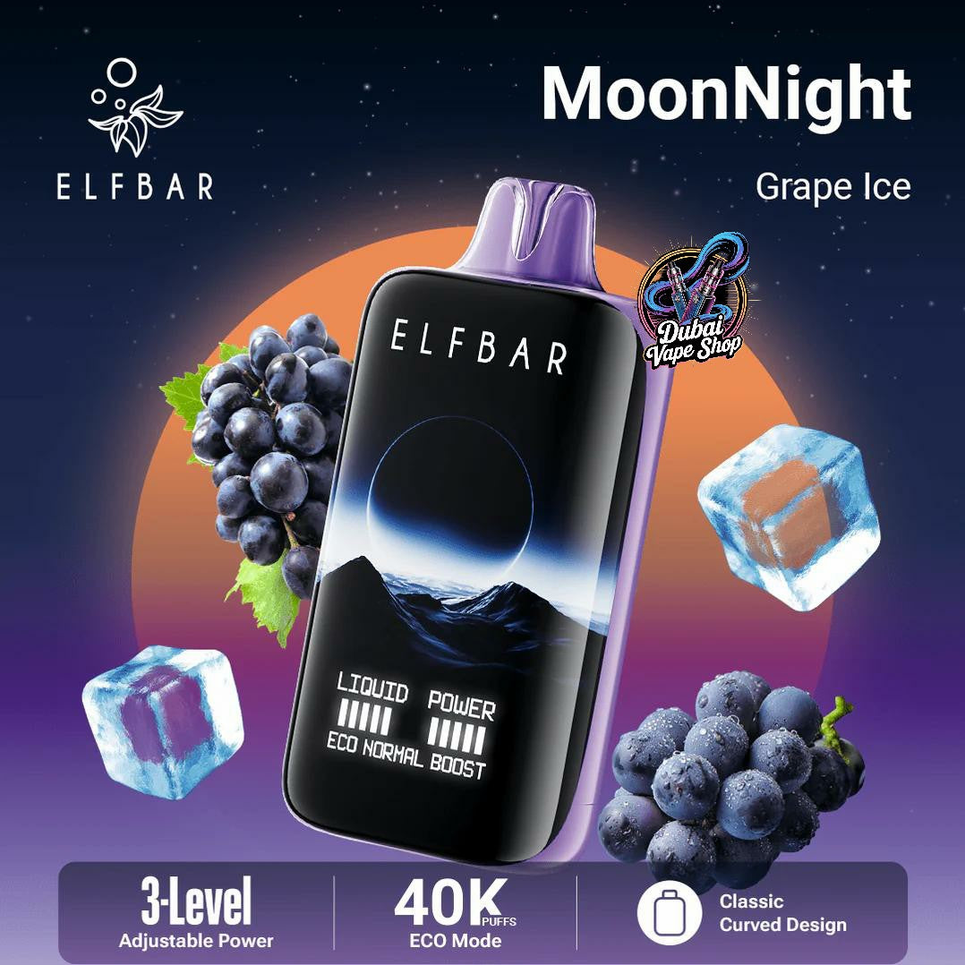 Elfbar Moonlight 40000 Puffs Disposable Vape 50mg In UAE