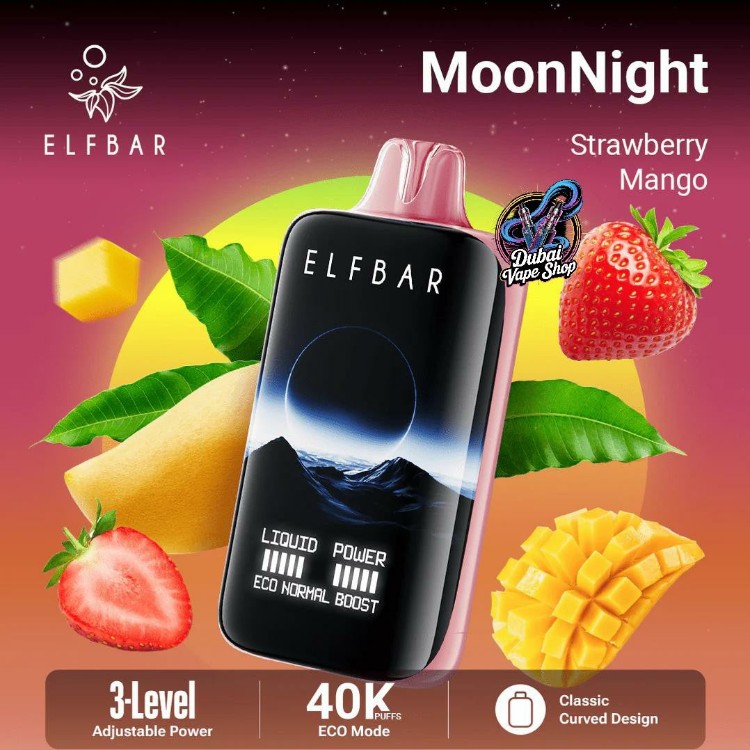 Elfbar Moonlight 40000 Puffs Disposable Vape 50mg In UAE