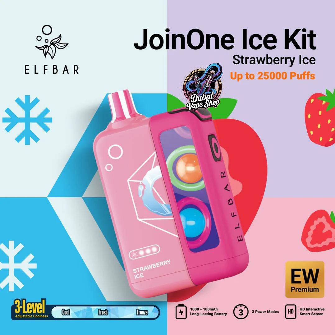 ELF BAR JoinOne Ice Kit 25000 Puffs Disposable Vape In Dubai