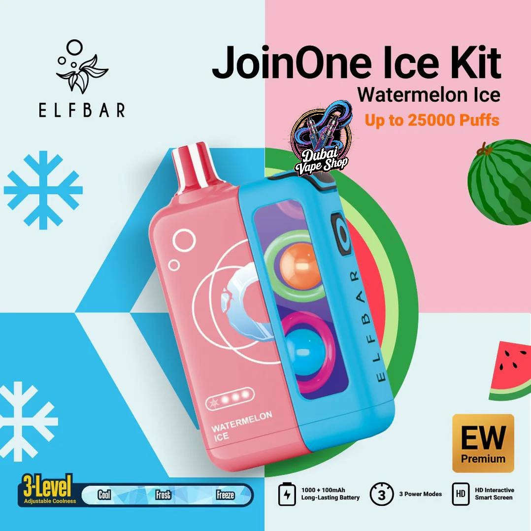ELF BAR JoinOne Ice Kit 25000 Puffs Disposable Vape In Dubai