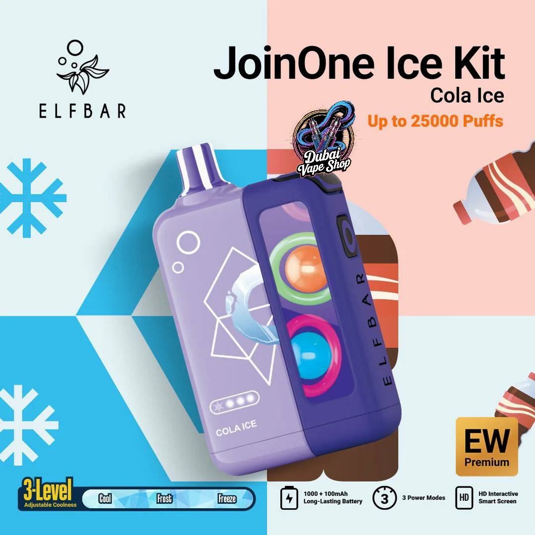 ELF BAR JoinOne Ice Kit 25000 Puffs Disposable Vape In Dubai