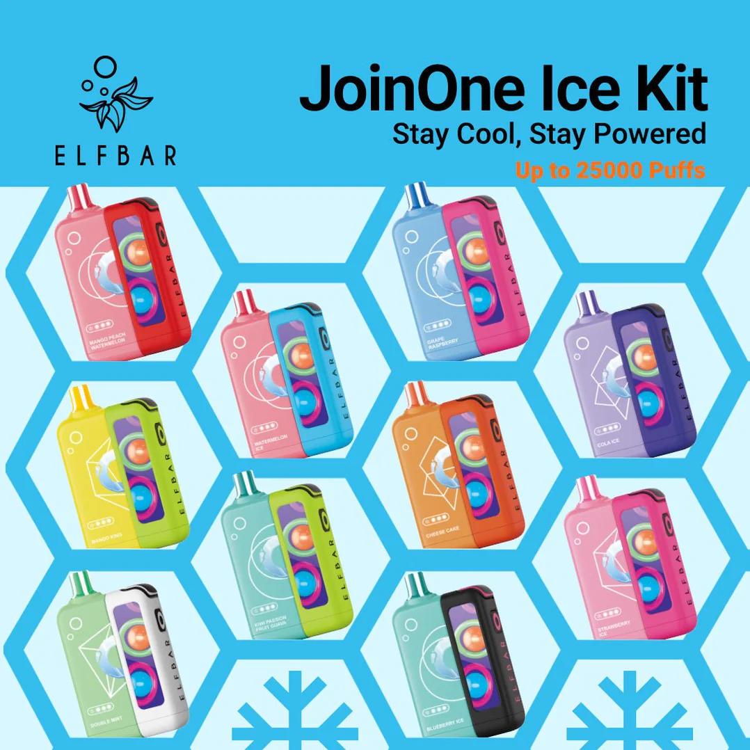 ELF BAR JoinOne Ice Kit 25000 Puffs Disposable Vape In Dubai