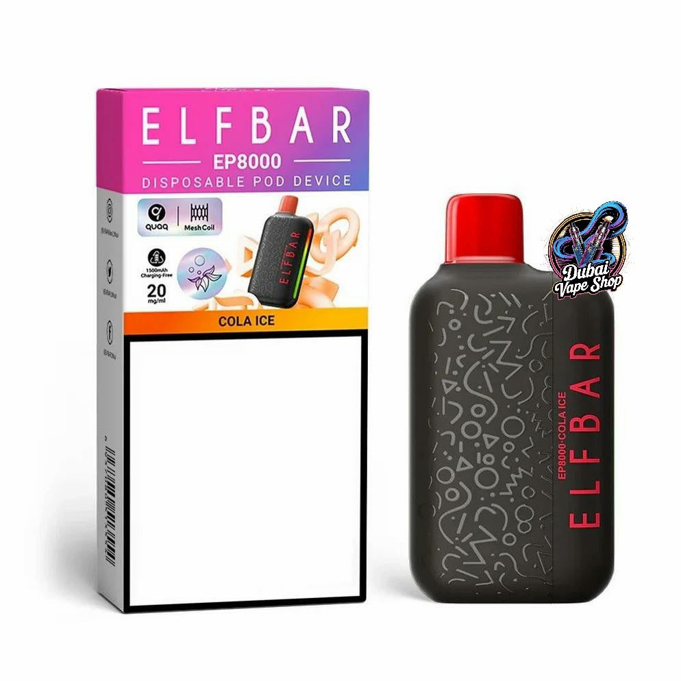 ELF Bar EP8000 Disposable Vape 8000 Puffs 20mg In UAE