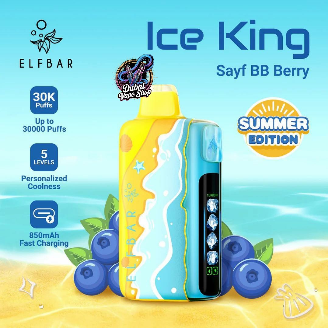 ELF BAR Ice King 30000 Puffs Disposable Vape 50mg In UAE