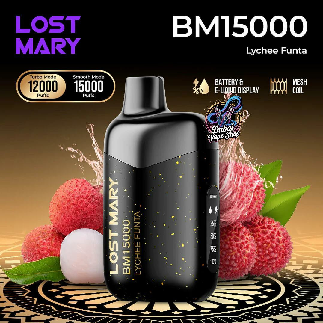 Lost Mary BM15000 Puffs 50mg Nicotine Disposable Vape In Dubai