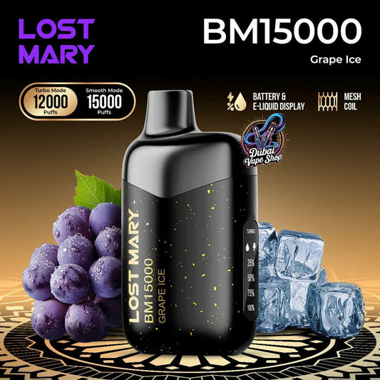 Lost Mary BM15000 Puffs 50mg Nicotine Disposable Vape In Dubai