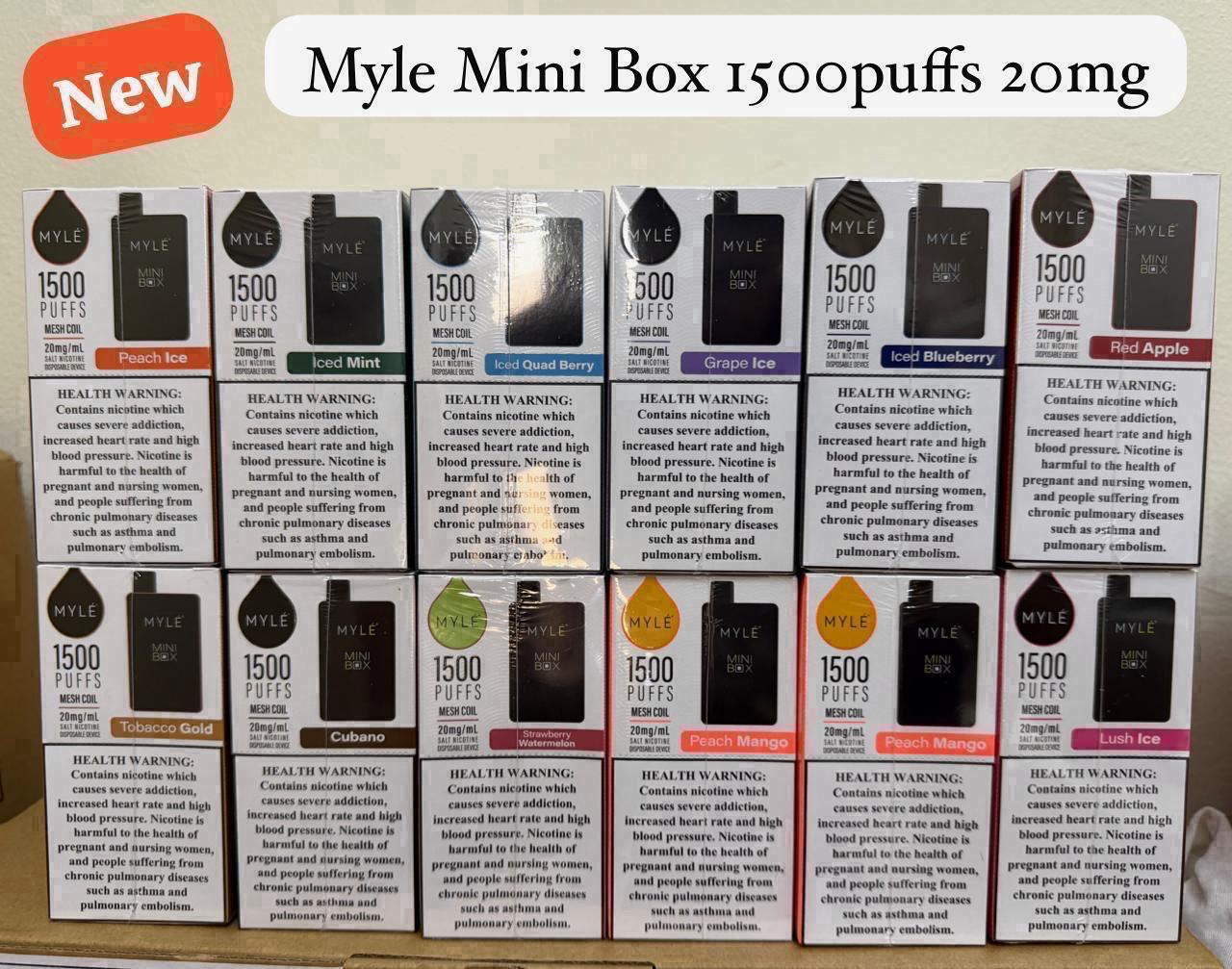 Myle Mini Box 1500 Puffs 20MG in Dubai