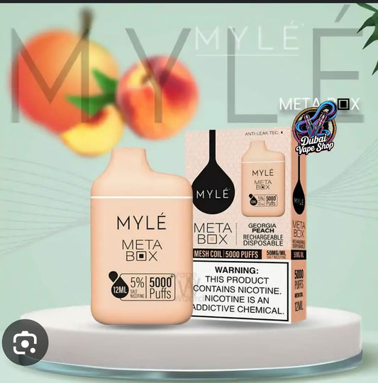 Myle Meta Box 5000 Puffs 20mg 50mg In UAE