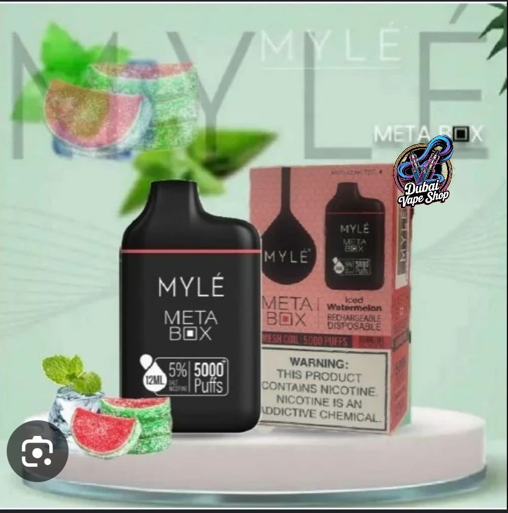 Myle Meta Box 5000 Puffs 20mg 50mg In UAE