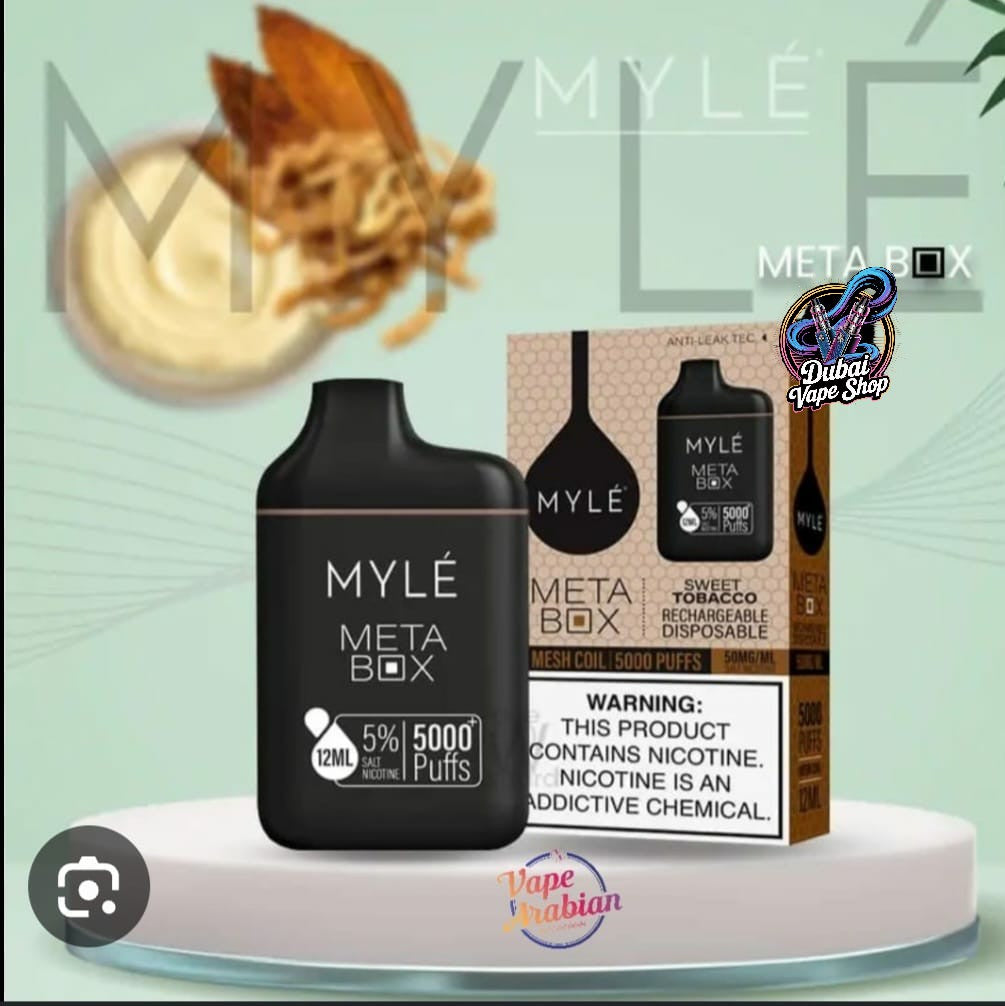 Myle Meta Box 5000 Puffs 20mg 50mg In UAE
