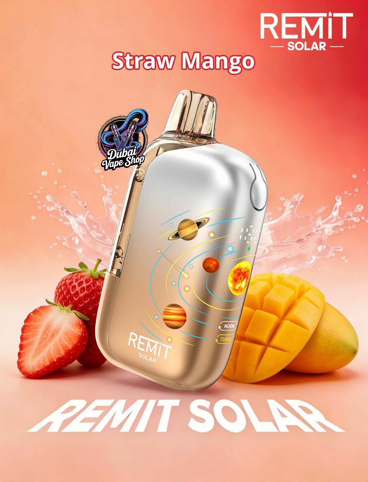Remit Solar 50000 Puffs Disposable Vape Dual Mode in UAE
