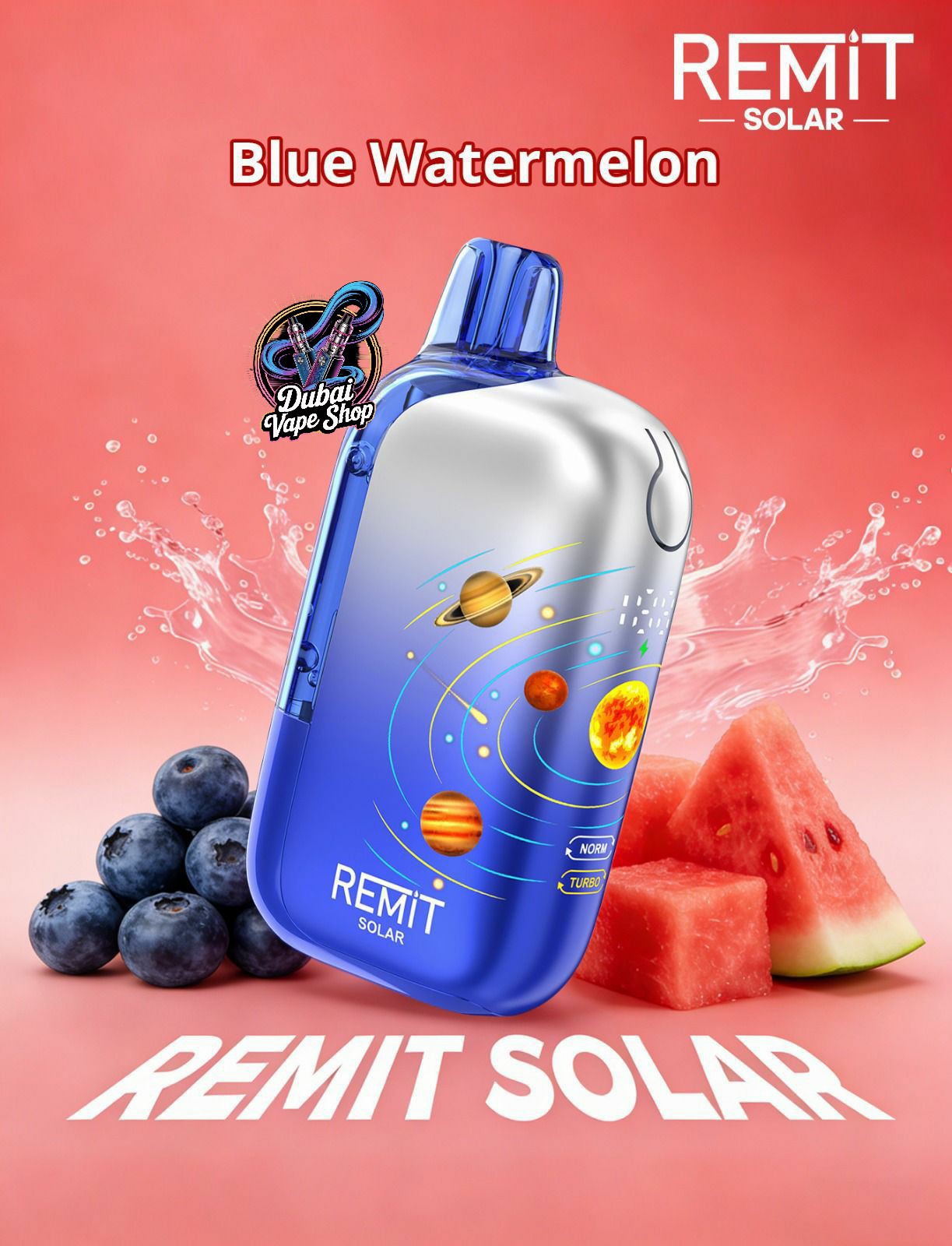 Remit Solar 50000 Puffs Disposable Vape Dual Mode in UAE